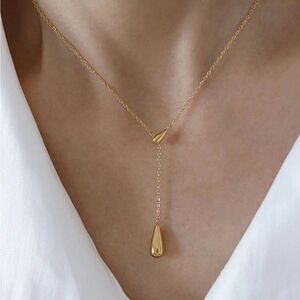 Chain drop necklace M1068